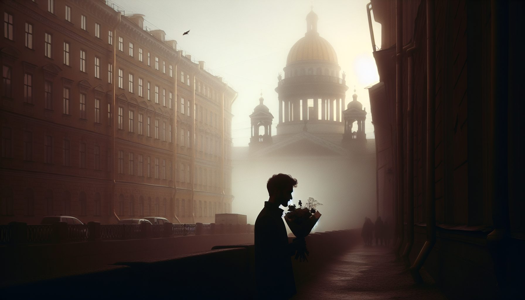 Петроградская сторона сквозь мартовскую дымку