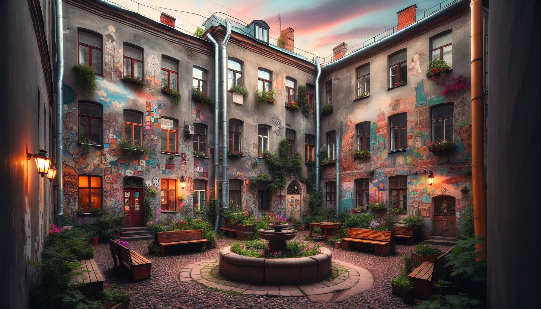 Дворы, где цветет бетон