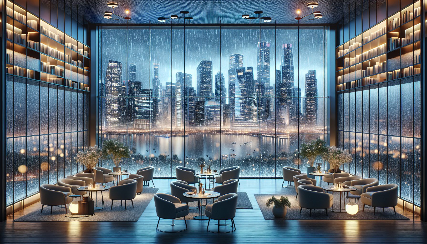 Крытые пространства с видом на город