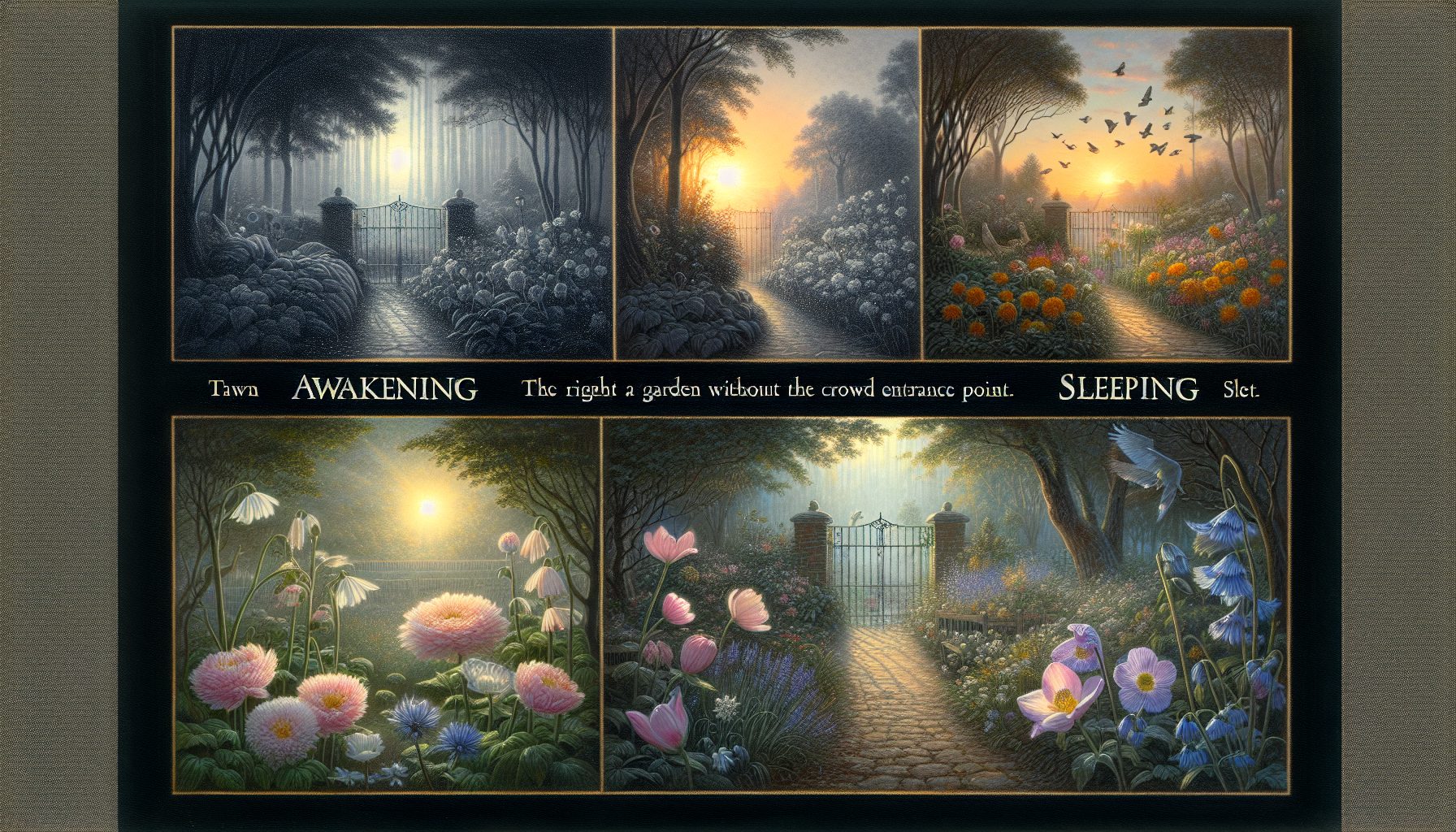 Когда сад просыпается и когда засыпает