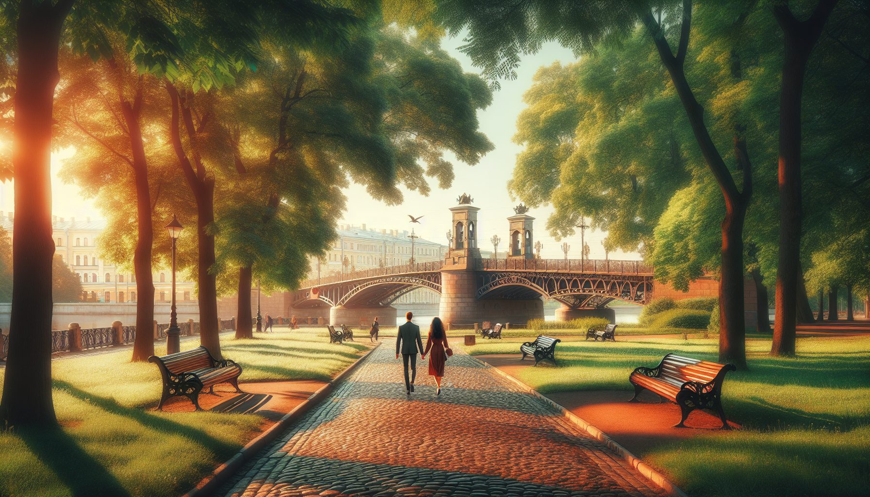 Александровский парк и мост Белинского: маршруты «для двоих»