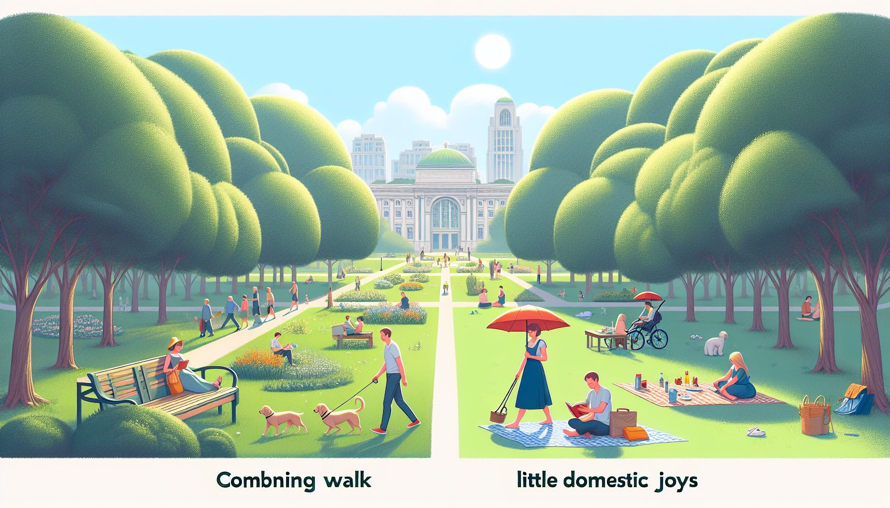 Как сочетать прогулку и небольшие бытовые радости