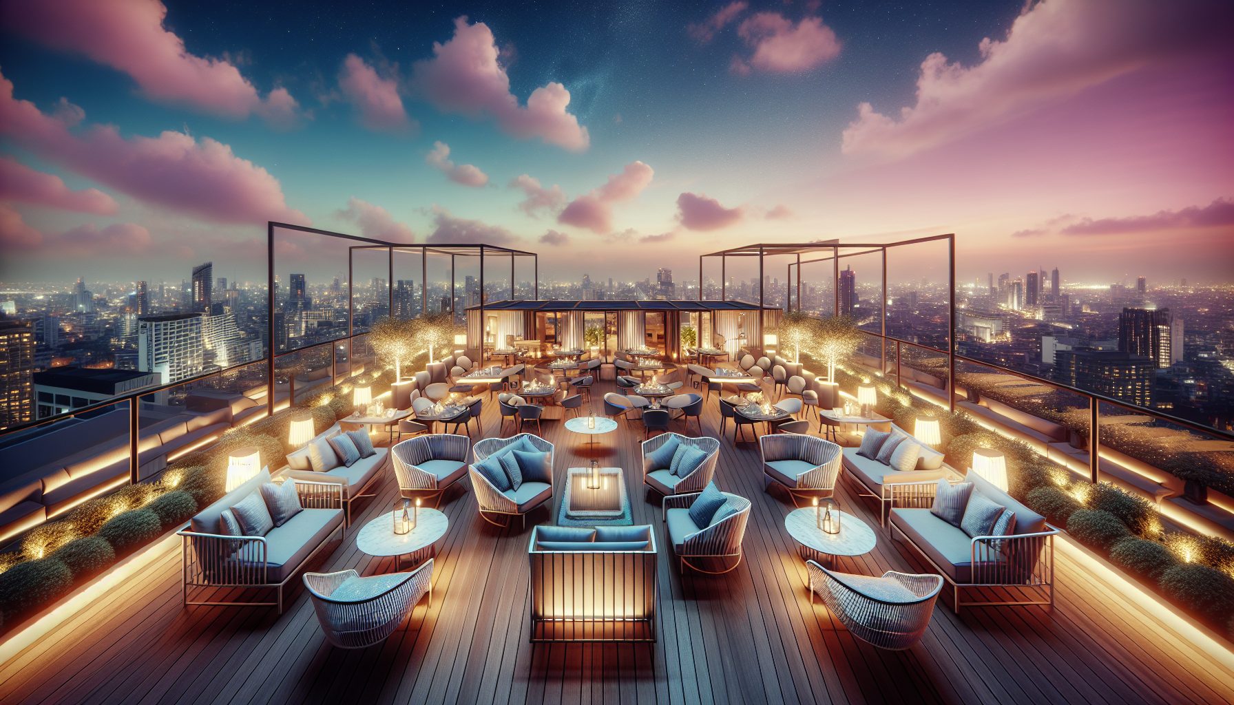 Терраса отеля «W St. Petersburg» — почти рай для эстетов