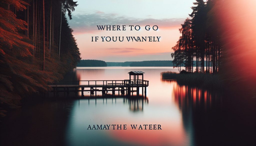 Куда сходить, если хочется красиво помолчать у воды