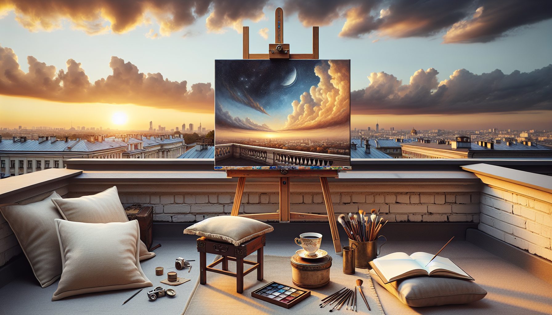 Сценарий для эстетов: искусство, кофе и крыши