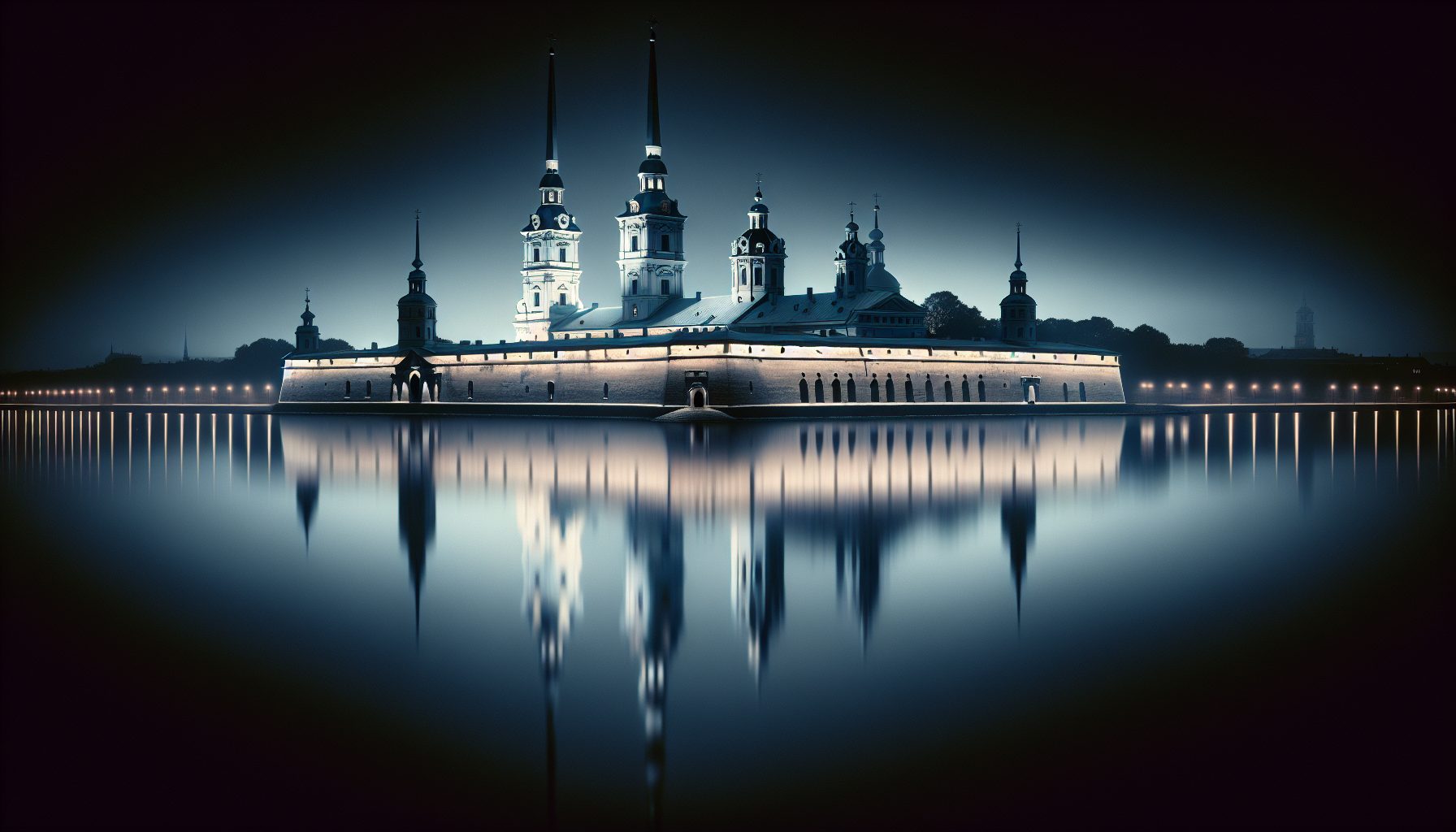 Петропавловская крепость: одиночество и симметрия