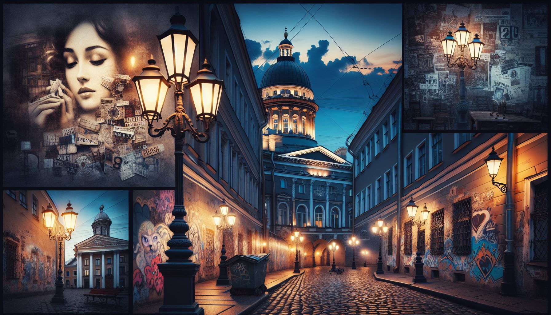 Арты, дворы и фонари