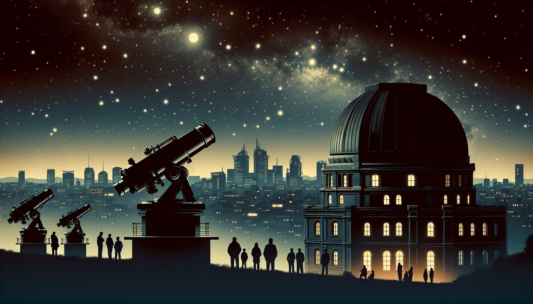 Обсерватории и публичные телескопы