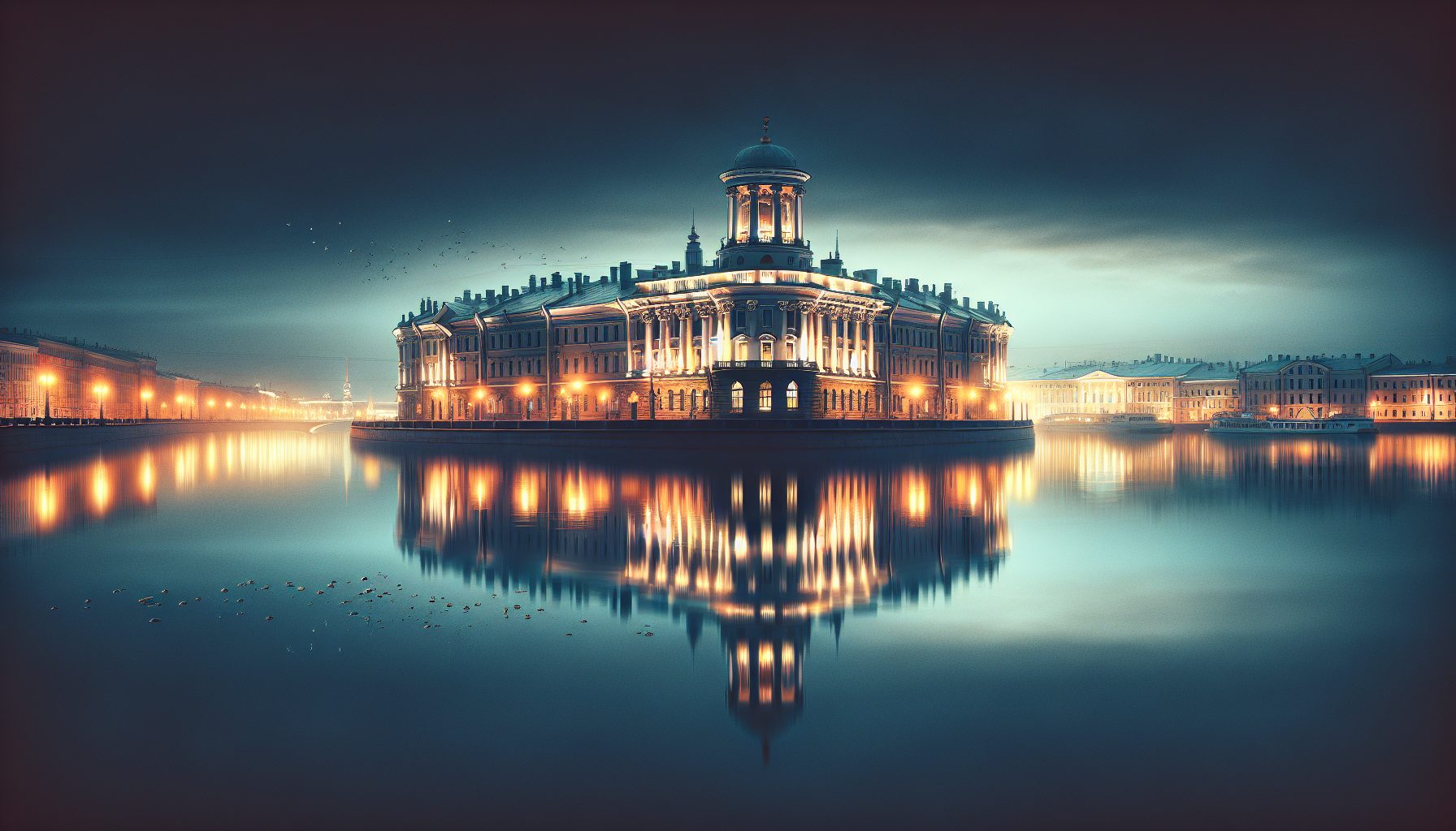 Васильевский остров: стрелка и её отражения