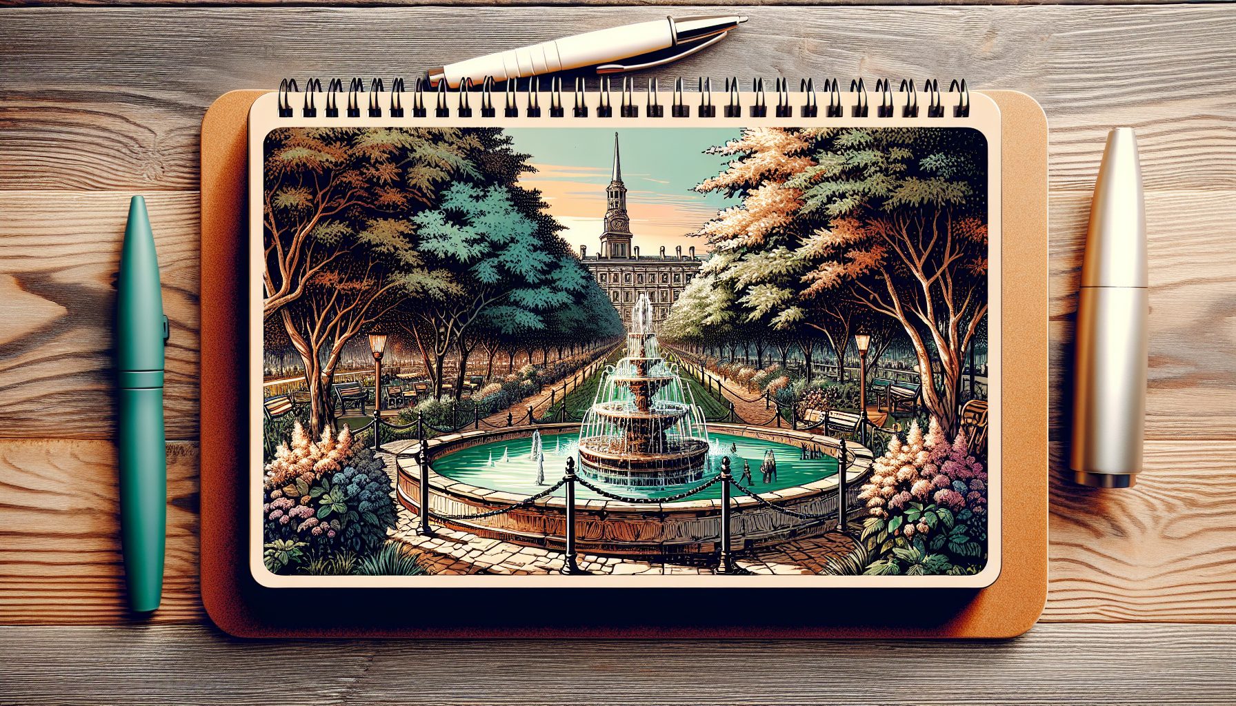 Марсово поле и переливы у Летнего сада