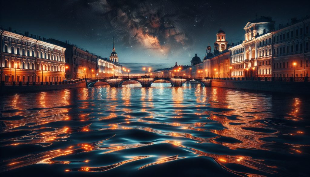 Ночные виды Невы: точки, где отражения лучше, чем в фильмах