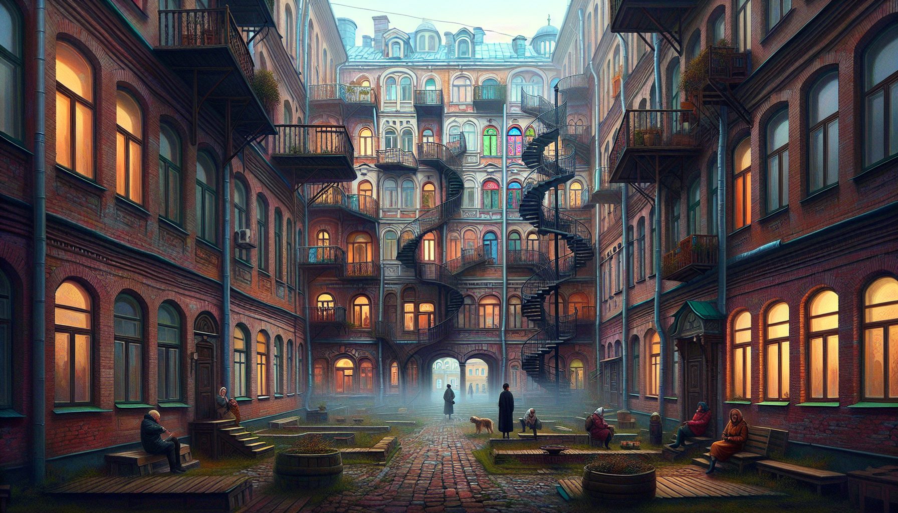 Внутренние дворики: другая реальность Петербурга