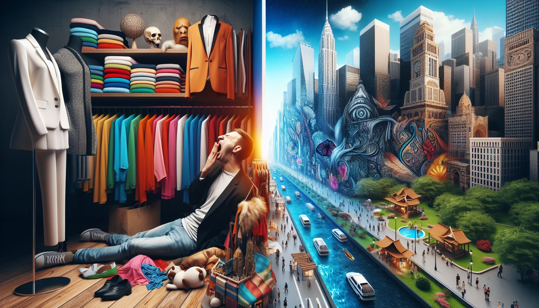 Когда шопинг вызывает зевоту, а город манит прогулками