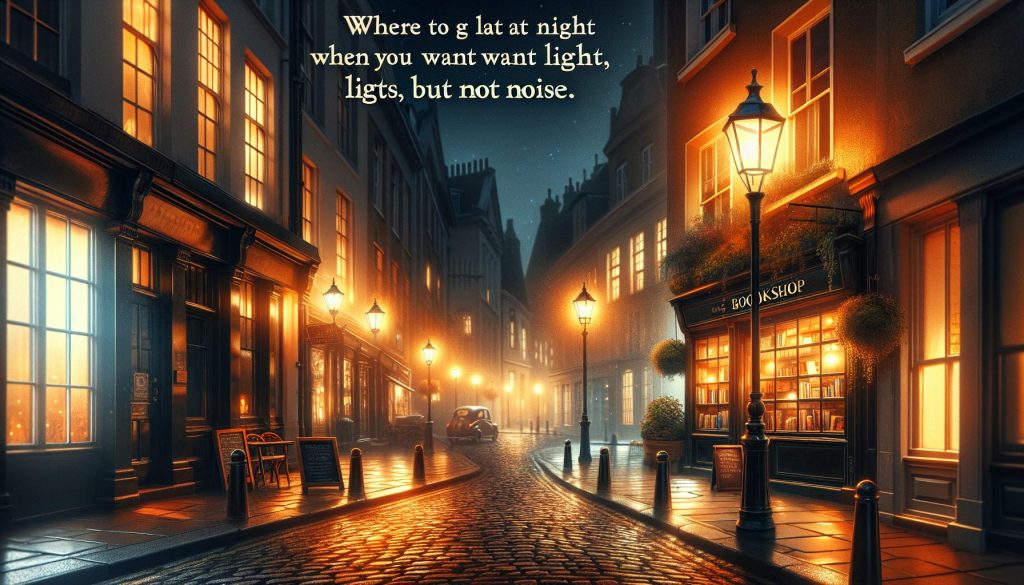 Куда идти поздним вечером, если хочется огней, но не хочется шума