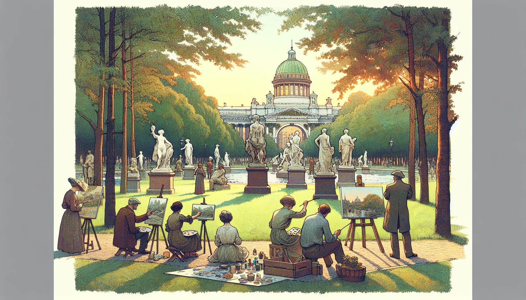 Днем — немного искусства и воздуха