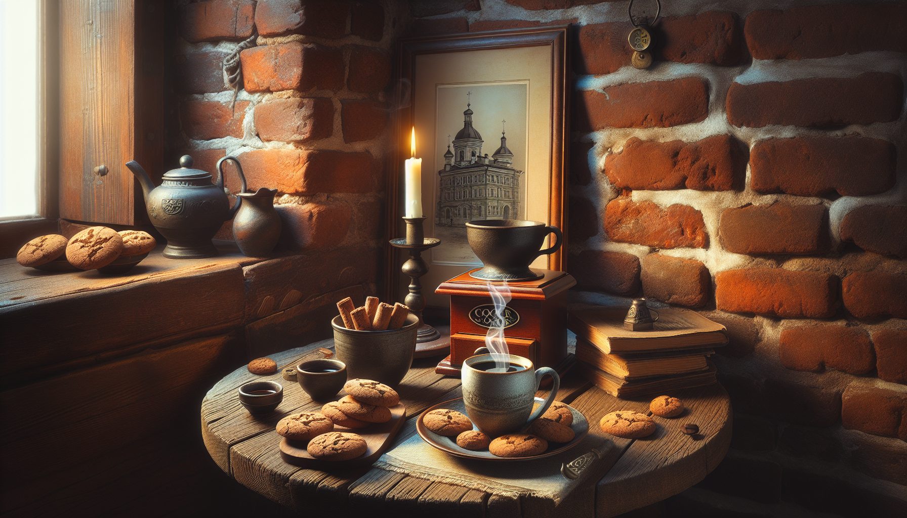 Кофе, печенье и запах кирпича XIX века