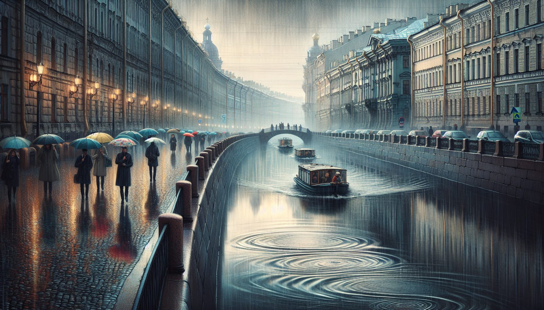 Маршруты по дождливым набережным