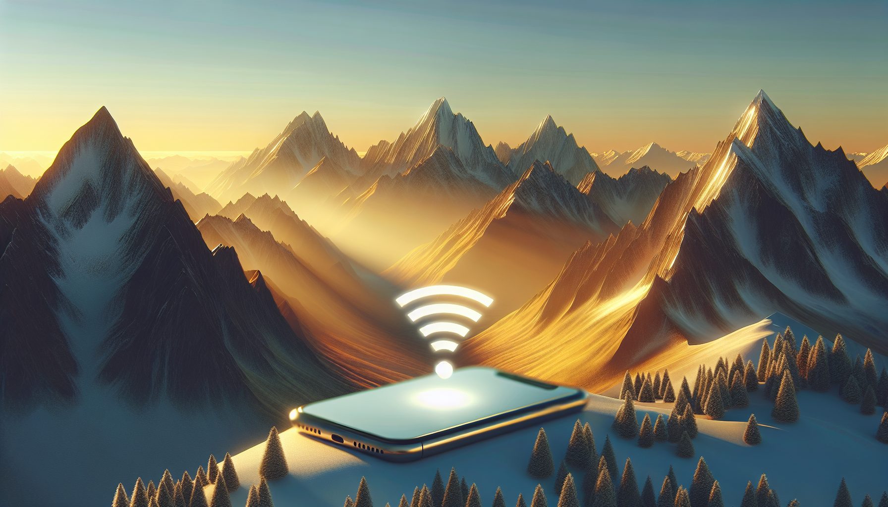 Горы — территория с выключенным Wi-Fi