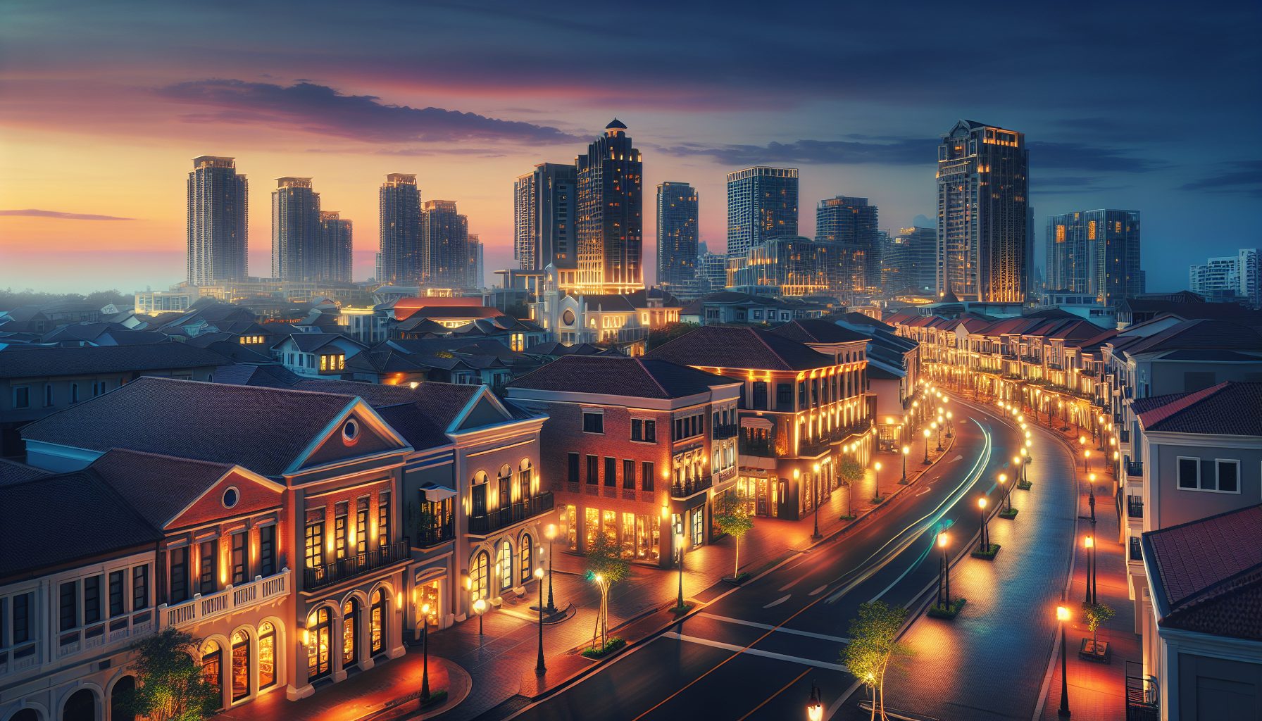 Город после заката: вечер без суеты