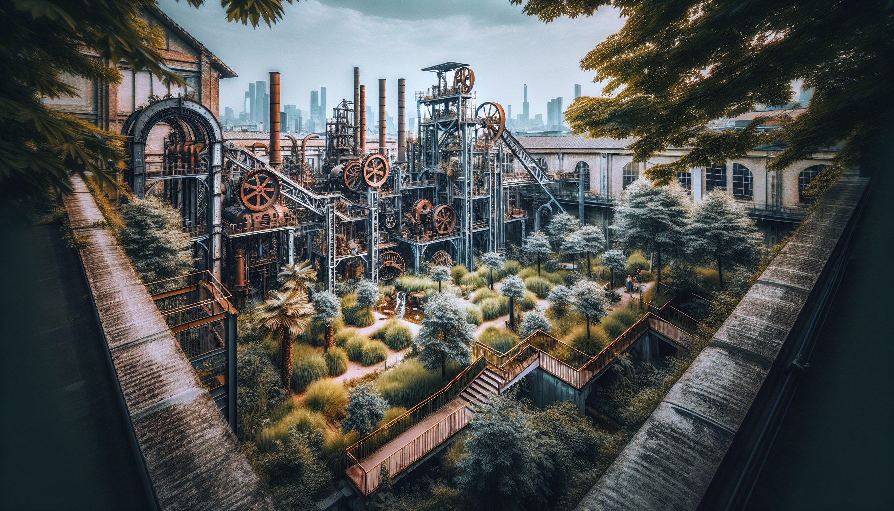 Сад Сан-Галли — промышленная романтика и ветер в кронах