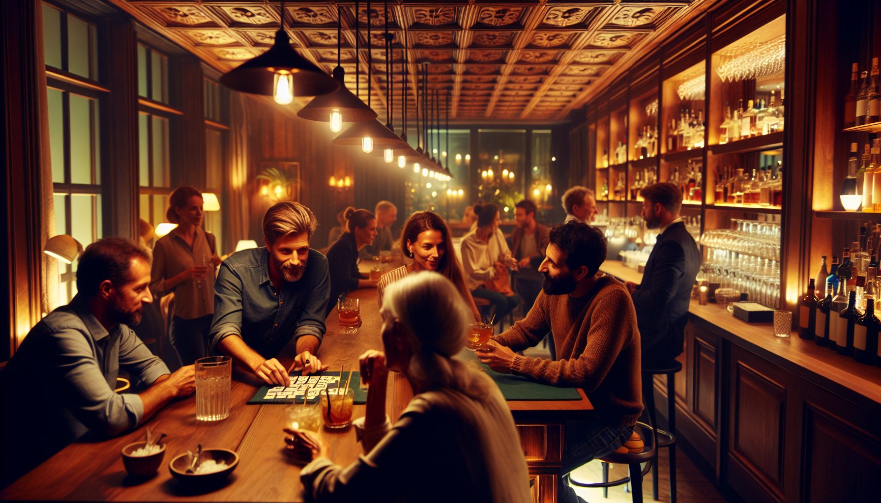 Вечер в уютном баре без показной суеты